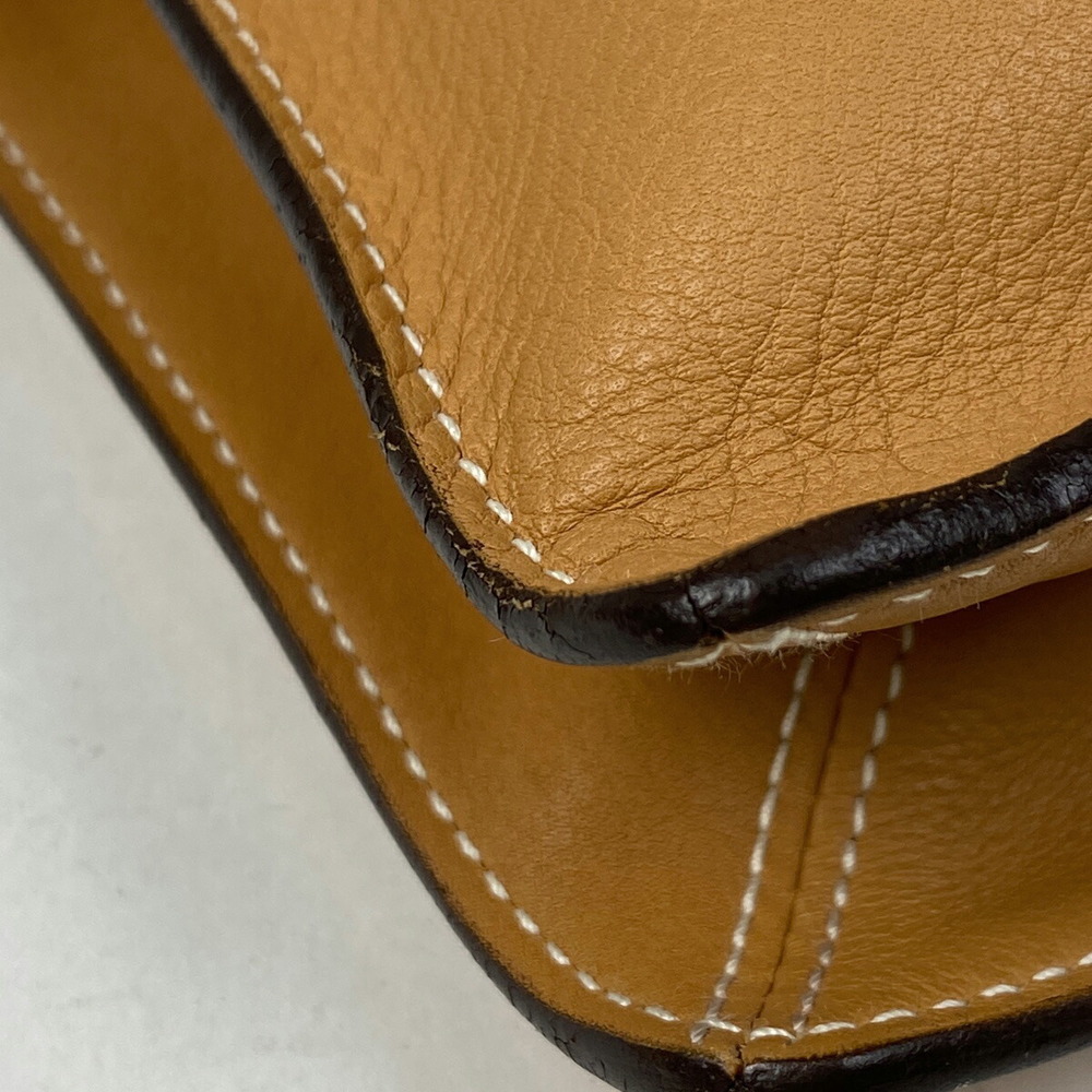 Loewe Leather Bag Brown Shoulder Bag Shoulder